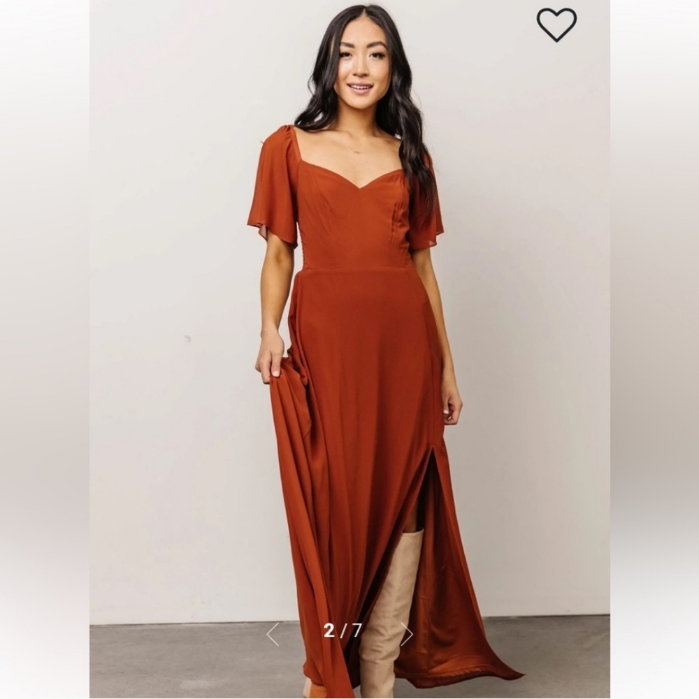 Baltic Born Rust Sweetheart Maxi Dress